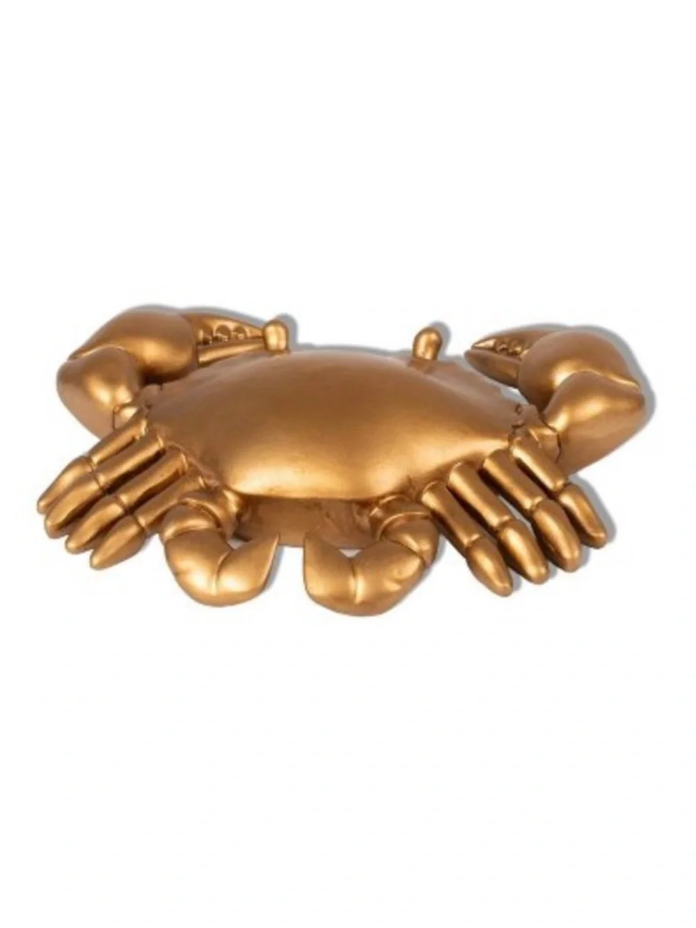 Gold Crab Decorative Resin Accent Figural Target Bullseye Playground 2026 Summer
